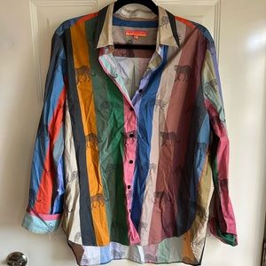 VILLAGALLO Shirt with velvet buttons